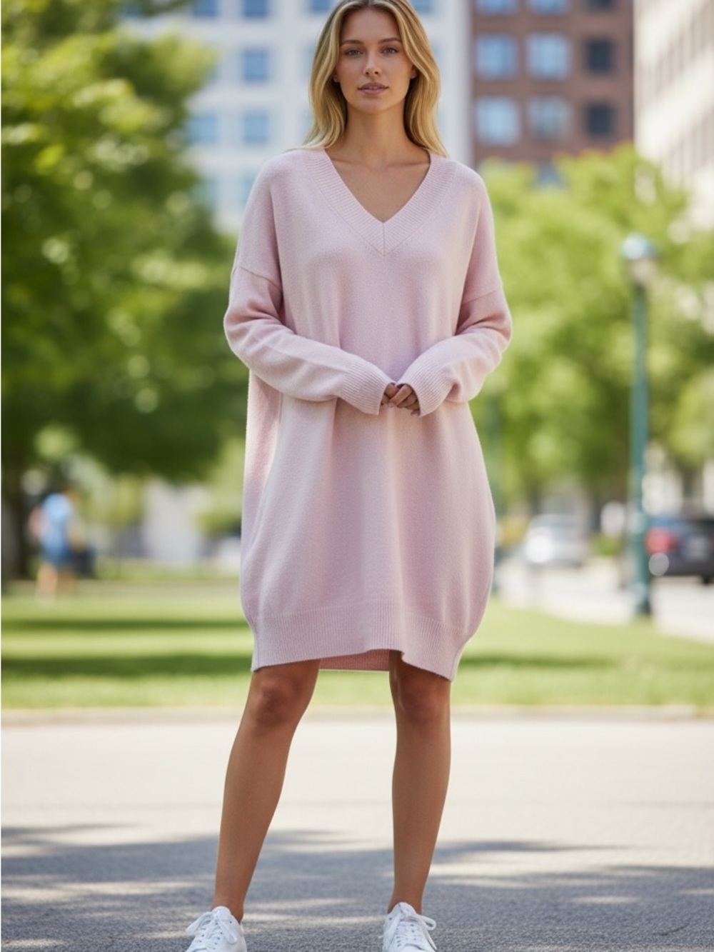 Universal Thread Light Pink Cozy Knit Sweater